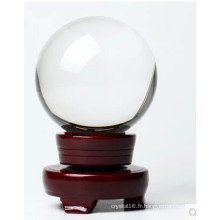 La popularité de la boule de cristal transparente de haute qualité